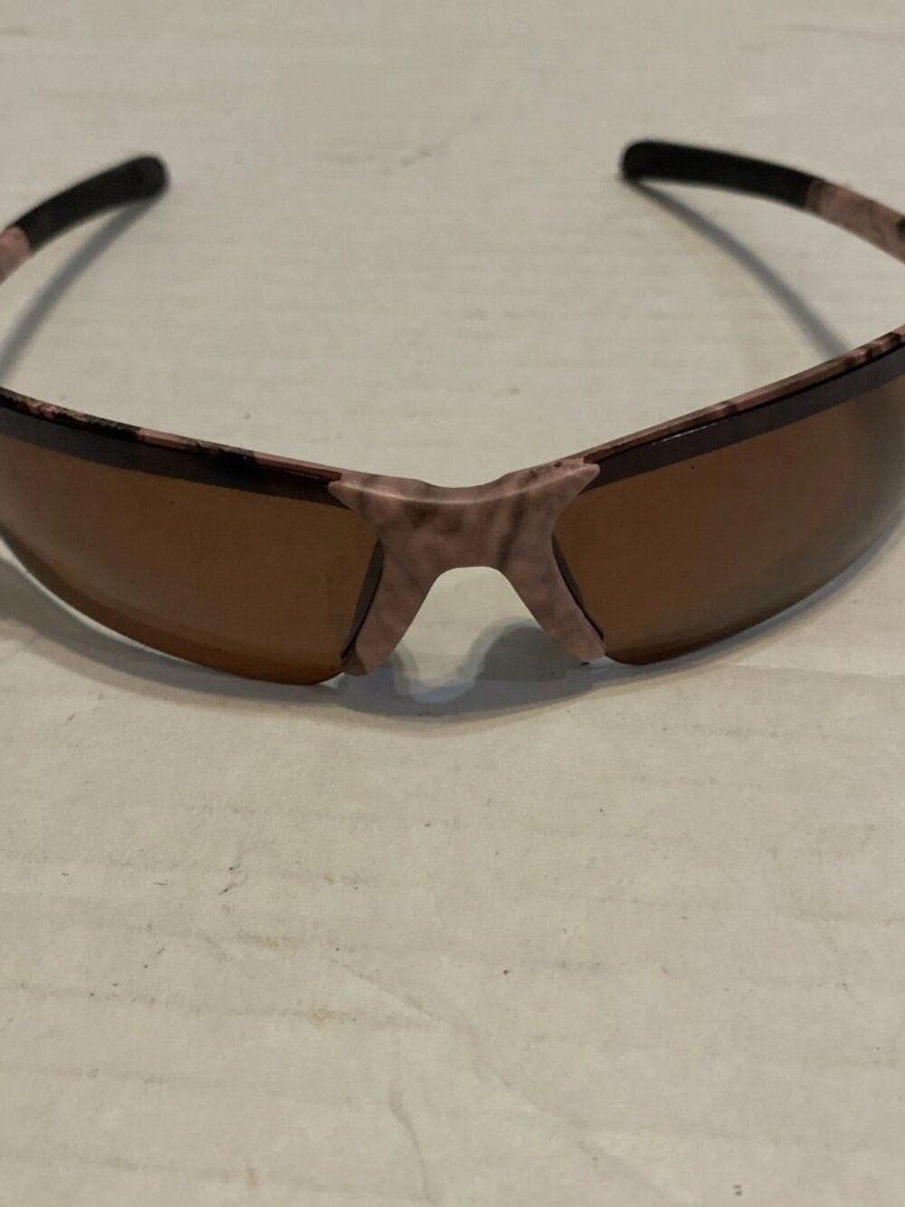 Maxx HDP Domain Roughrider #11 Pink Camo Polarized TR90 Brown HD Sunglasses